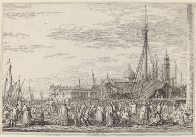 The Market on the Molo, c. 1735-1746 by Canaletto
