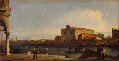 View of Church of San Giovanni dei Battuti on the Isle of Murano, Between 1725 and 1728 by Giovanni Antonio Canal