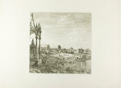 View of a Town with a Bishop