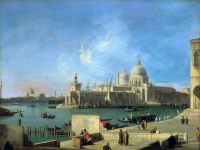 View of the Salute from the Entrance of the Grand Canal, Venice, c1727-1728 by Giovanni Antonio Canal