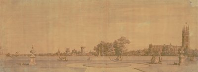 Warwick: The Town and Castle from the Priory Gardens by Canaletto