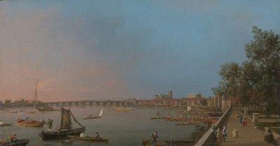 Westminster from Near the Terrace of Somerset House by Canaletto