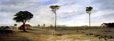 Fortified Camp at Paso de Patria, Paraguay by Candido Lopez