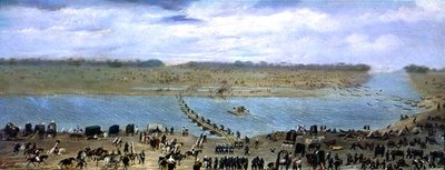 The Crossing of the Santa Lucia River, Uruguay by Candido Lopez
