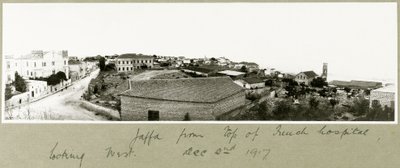 Jaffa from the Top of the French Hospital Looking West by Capt. Arthur Rhodes