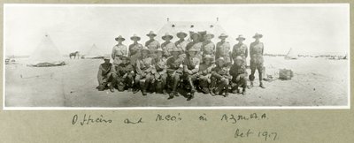 Officers and NCOs in N.Z.M.A.A., October 1917 by Capt. Arthur Rhodes