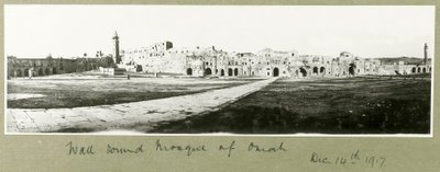 Wall around the Mosque of Omah, 14th December 1917 by Capt. Arthur Rhodes