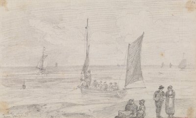 A Party Going Off near Brighton Beach, 18 September 1815 by Capt. Thomas Hastings