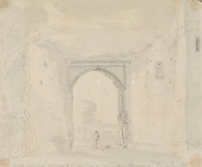 Brick Archway Adjoining the Great Gateway of St. Augustine