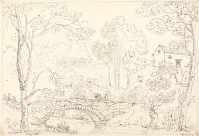 Bridge near Loweswater Church, 2 August 1835 by Capt. Thomas Hastings