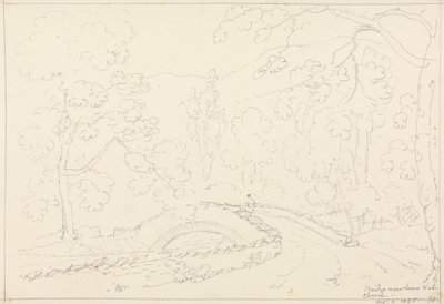 Bridge near Loweswater Church, 2 August 1835 by Capt. Thomas Hastings