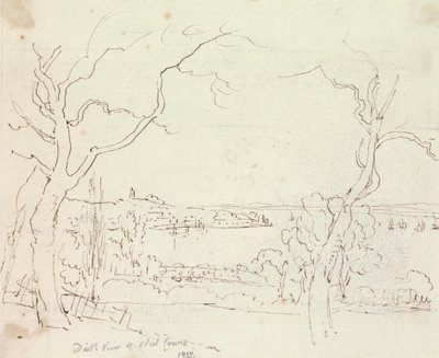 Distant View of West Cowes, Isle of Wight by Capt. Thomas Hastings