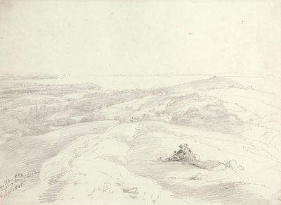 From Elton Hills Looking toward Clevedon, 6 September 1845 by Capt. Thomas Hastings
