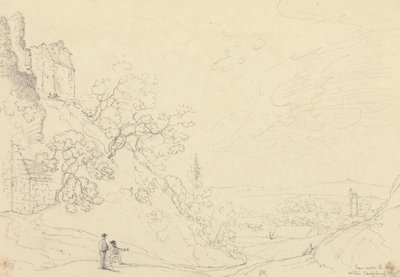 From under the Keep within Carisbrooke Castle, 18 May 1829 by Capt. Thomas Hastings