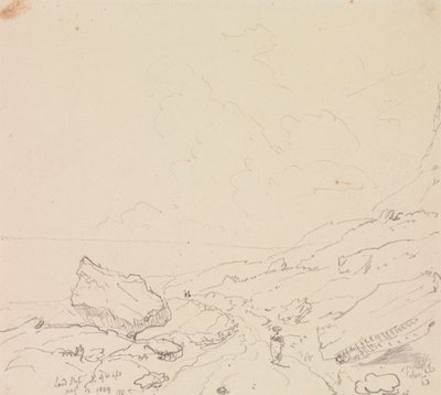 Landslip, Isle of Wight, 13 August 1829 by Capt. Thomas Hastings
