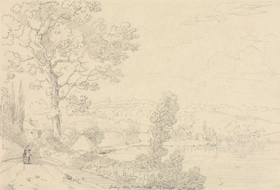 Looking upon Wootton Bridge, Isle of Wight, August 1828 by Capt. Thomas Hastings