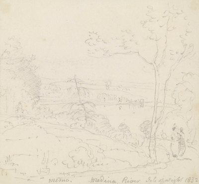 Memo of Medina River, Isle of Wight by Capt. Thomas Hastings