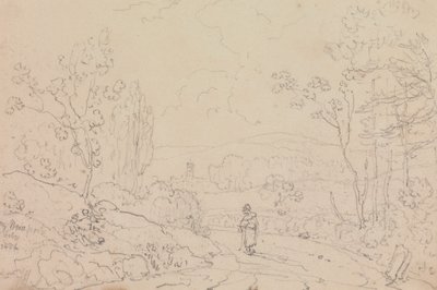 Near Newport, Isle of Wight, February 1826 by Capt. Thomas Hastings