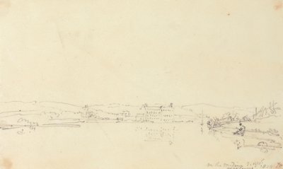 On the Medina near Cowes, Isle of Wight by Capt. Thomas Hastings