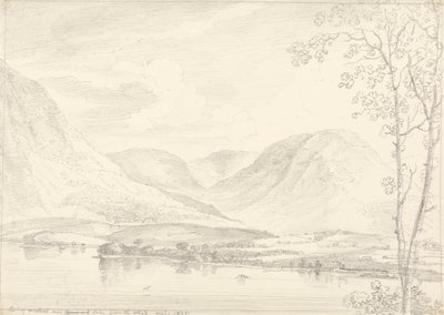 Part of Mellbreak over Crummock Lake, 1 August, 1835 by Capt. Thomas Hastings