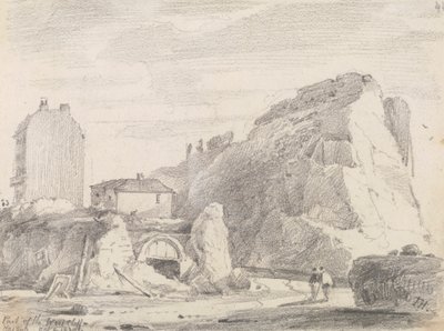 Part of the West Cliff, Hastings, 8 October 1820 by Capt. Thomas Hastings