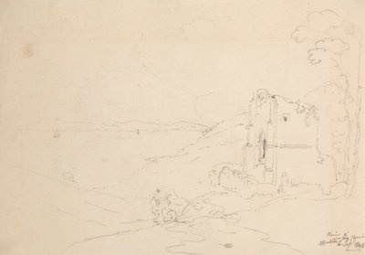 Ruins of Walton Church, Clevedon, 6 September 1845 by Capt. Thomas Hastings