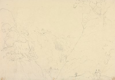 Sketch of a Road in a Ravine by Capt. Thomas Hastings