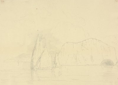The Needles and Freshwater Cliffs, Isle of Wight by Capt. Thomas Hastings