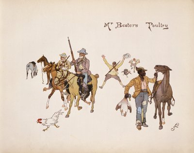 Mr Besters Poultry (from The Leaguer of Ladysmith, 1900) by Captain Clive Dixon