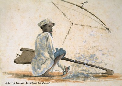A Cotton Cleaner Thun-Thun-Aie-Wallah, India by Captain Cornelius Francis James