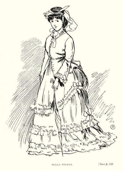 Dickens character: Bella Wilfer by Captain Edward Henry Handley Read