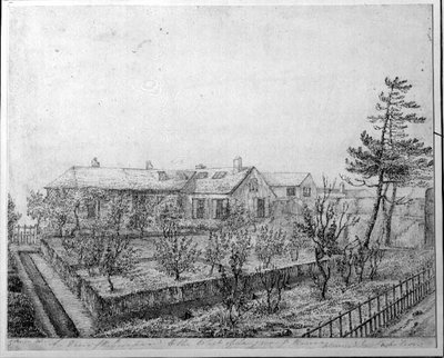 A View of the Orchard at the West of Longwood House on the Island of St. Helena, c.1821 by Captain G. Rotton