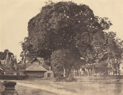 Rangoon: Great Bell of the Shwe Dagon Pagoda, November 1855 by Captain Linnaeus Tripe