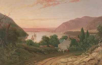 Hudson River with a Distant View of West Point by Captain Seth Eastman