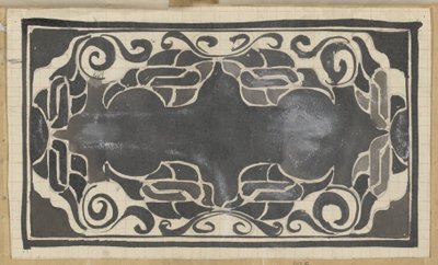 Decorative Design by Carel Adolph Lion Cachet