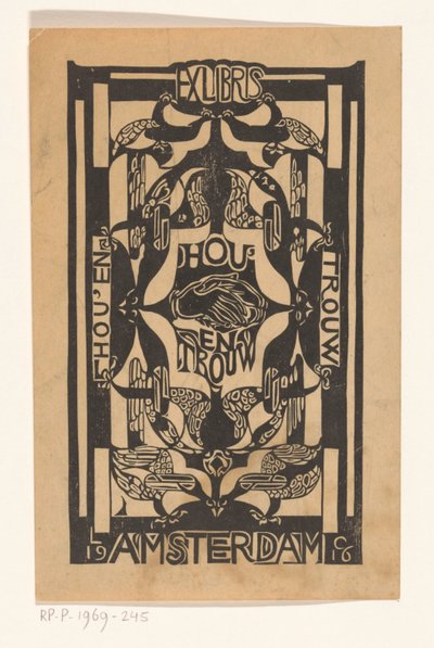 Ex Libris of the Association Hou