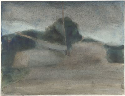 Landscape by Carel Adolph Lion Cachet