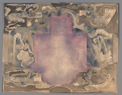 Design for a Certificate of the Dutch Society for Industry and Trade by Carel Adolph Lion Cachet