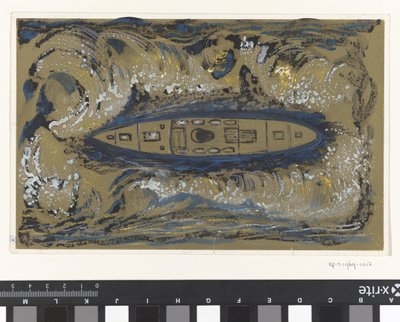 Design for Vignette of the Royal Packet Navigation Company by Carel Adolph Lion Cachet
