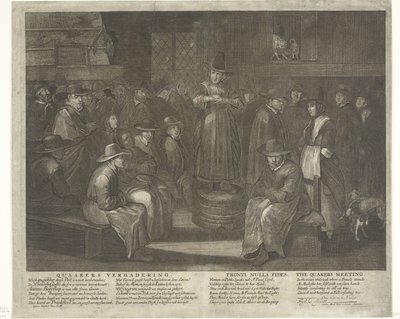 Quaker Meeting by Carel Allard