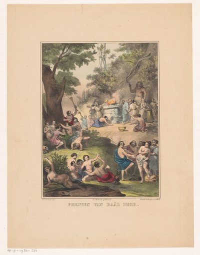 Worship of Baal of Peor by Carel Christiaan Antony Last
