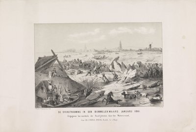 The Flood in the Bommelerwaard, January 1861 by Carel Christiaan Antony Last