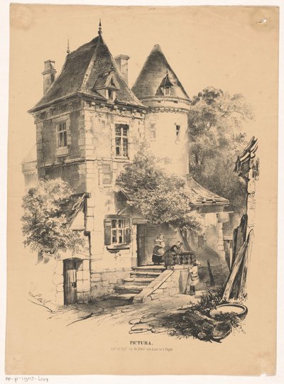 Service Entrance of a Castle or Mansion (Pictura) by Carel Christiaan Antony Last
