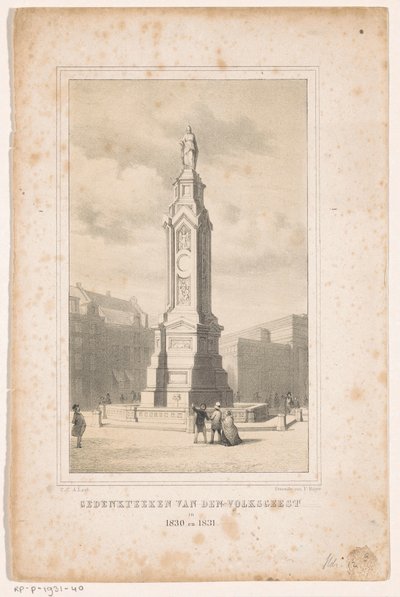 Memorial on the Dam in Amsterdam, Memorial of the people