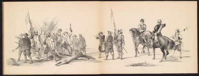 Masquerade of the Leiden Students, 1850 (plate 12) by Carel Christiaan Antony Last