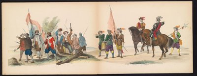 Masquerade of the Leiden Students, 1850 (Plate 12) by Carel Christiaan Antony Last