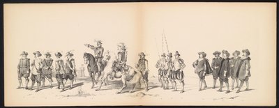 Masquerade of the Leiden Students, 1850 (plate 2) by Carel Christiaan Antony Last