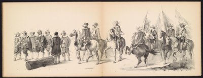 Masquerade of the Leiden Students, 1850 (plate 9) by Carel Christiaan Antony Last
