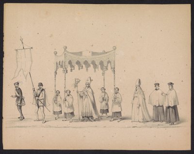 Masquerade of the Utrecht Students, 1846 (plate 10) by Carel Christiaan Antony Last
