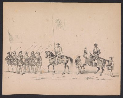 Masquerade of the Utrecht Students, 1846 (plate 2) by Carel Christiaan Antony Last
